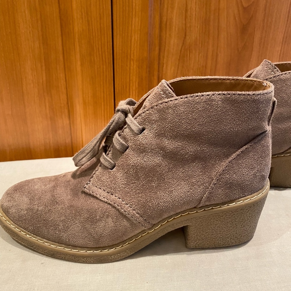Universal Thread Suede Lace Up Booties - Picture 2 of 11